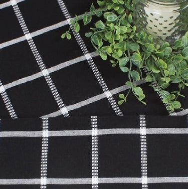 Blackstone Black Table Runner TR257011 - The Fox Decor